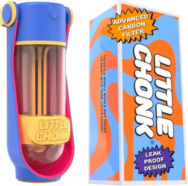 Фляга для собак Lil Gulp з фільтром на основі активованого вугілля, BPA-free, висувний насадок, для подорожей, 40 мл