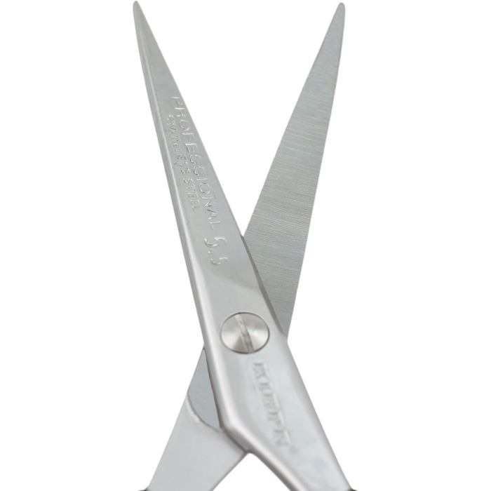 Професійні ножиці для филировки волосся Kiepe з 28 зубцями – напівлезо, з нержавіючої сталі, легка ручка з пластику, Made in Italy для салону та дому