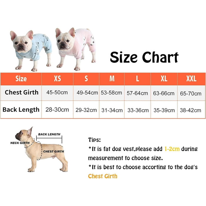 Піжама для собак, теплий флісовий комбінезон, милий костюм для цуценят та маленьких собак (червоний, M)