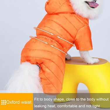 Теплий зимовий жилет для собак з бавовни, тепла бавовняна жилетка для собак, захист від вітру