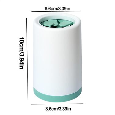 Очисник лап для собак, мийка лап, зелений | Глибоке очищення, миється, для тварин