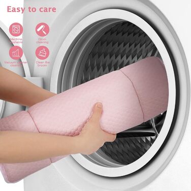 Килимок для собак BVAGSS: комфортне ліжко для маленьких, середніх та великих собак (91x58 см, Рожевий)