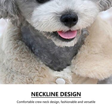 Зимовий одяг для собак: теплий водонепроникний зимовий одяг для собак з флісу, жилет для собак та котів (XXL, бежевий)