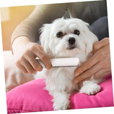 Перекладена та переписана назва: Щітка для собак та котів, щітка від линяння, 2 шт., фешенельна, для грубої шерсті, для догляду за шерстю, м'яка, для маленьких собак та котів, з м'яким наконечником