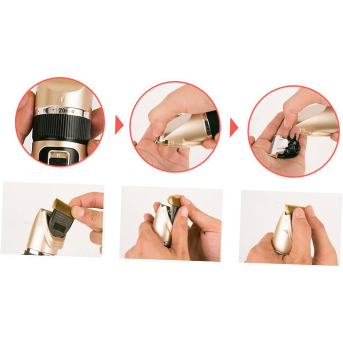 Ножиці для собак Beavorty з керамічним лезом, R-подібний кут, тиха та потужна модель для безпечного догляду за шерстю