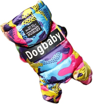 Зимова куртка для собак BESPORTBLE, водонепроникна, камуфляж, XL, для активного відпочинку