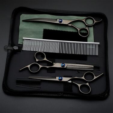 Набір професійних ножиць для грумінгу домашніх тварин 6/7 дюймів з нержавіючої сталі, безпечні та гострі