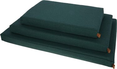 Матрац для собак Kerbl Oliver з піною з пам'яті, для собак з проблемами суглобів, ортопедичний, знімний чохол, Made in Italy, коричневий, 80x50x8 см