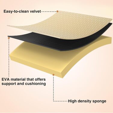 Сходинки для собак маленьких порід, 4-ступеневі сходи для ліжка, дивану, крісла, з м'якою підкладкою, антиковзні, збалансовані, для дому, Бежевий