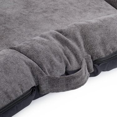 Водонепроникне лежанка для собак, лежанка-матрац з Codura | Для маленьких собак | Сірий колір, розмір L (95 x 75 см)