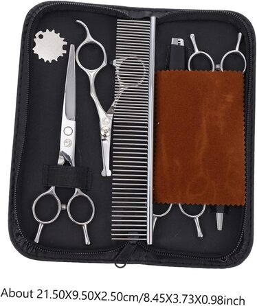 Ножиці для стрижки собак INOOMP з нержавіючої сталі, тример для грумінгу домашніх тварин, професійний інструмент для догляду за шерстю