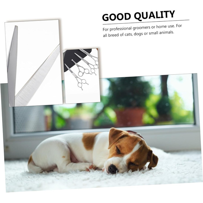 Набір професійних ножиць для грумінгу тварин з нержавіючої сталі