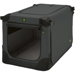 Maelson Soft Kennel складаний бокс для собак XXL, антрацит, 120×77×86 см