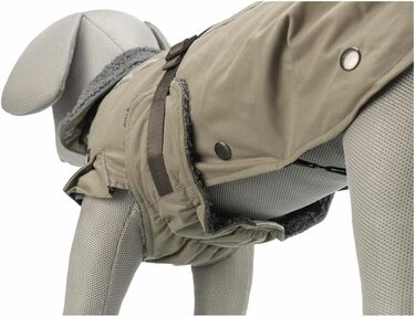 Трійзі Руан: тепла куртка для собак, розмір S (36 см), пісочний колір