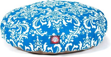 Кругле ліжко для домашніх тварин Majestic Pet, розмір M, 91.4 x 91.4 x 12.7 см (для тварин до 11.3 кг), червоне