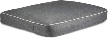 Крісло-ліжко для собак середніх порід | М'яке ліжко з memory foam | Легко миється | Сірий колір, 50 x 65 см