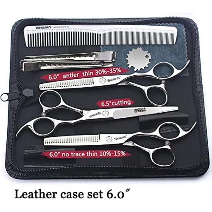 Професійні ножиці для перукарів Sharonds, 6.5 дюймів, набір з 2 шт. (3 шт.) з нержавіючої сталі