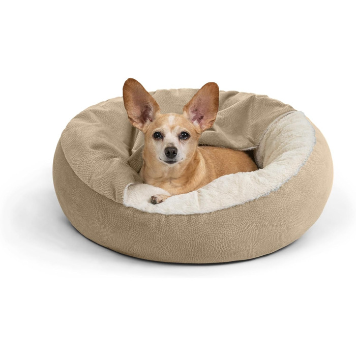 Ліжко для кота та собаки Cozy Cuddler Ilan від Sheri, з кріпленням ковдри, блакитне, 61 x 61 см