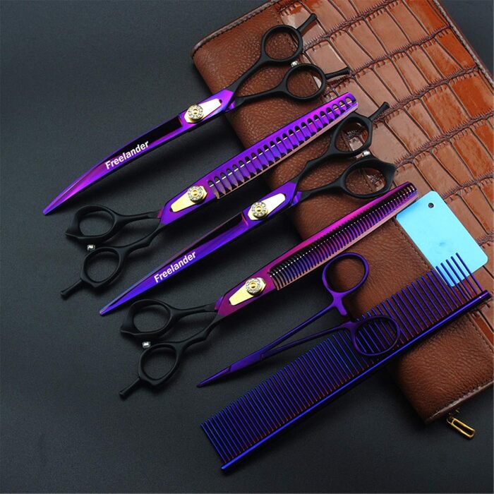 Набір професійних ножиць для грумінгу домашніх тварин 8,0 дюймів (4 шт.)