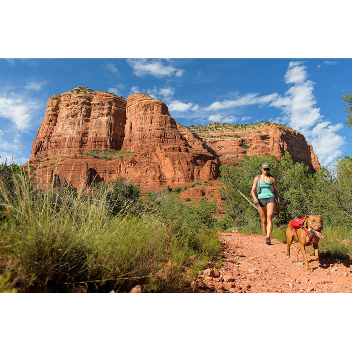 Рюкзак для собак Ruffwear Trinkruckack (Blue Duk) з водою 2x600 мл + Ingletrak Pack 200 мл