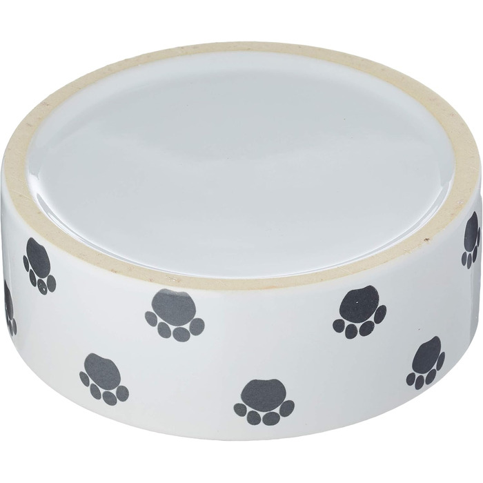Керамічна миска для собак Nobby PATA кремового кольору, 18x7 см, 1.1 л