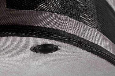 Транспортний бокс Maelson Snuggle Kennel 7152, антрацит - бежевий, 48x28x25 см