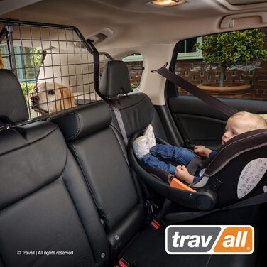 Захисна перегородка Travall Guard для собак, сумісна з Mercedes-Benz Citan Tourer (з 2012), Renault Grand Kangoo (з 2012) та Kangoo (з 2008), модель TDG1221, оригінальна якість, індивідуальне виготовлення