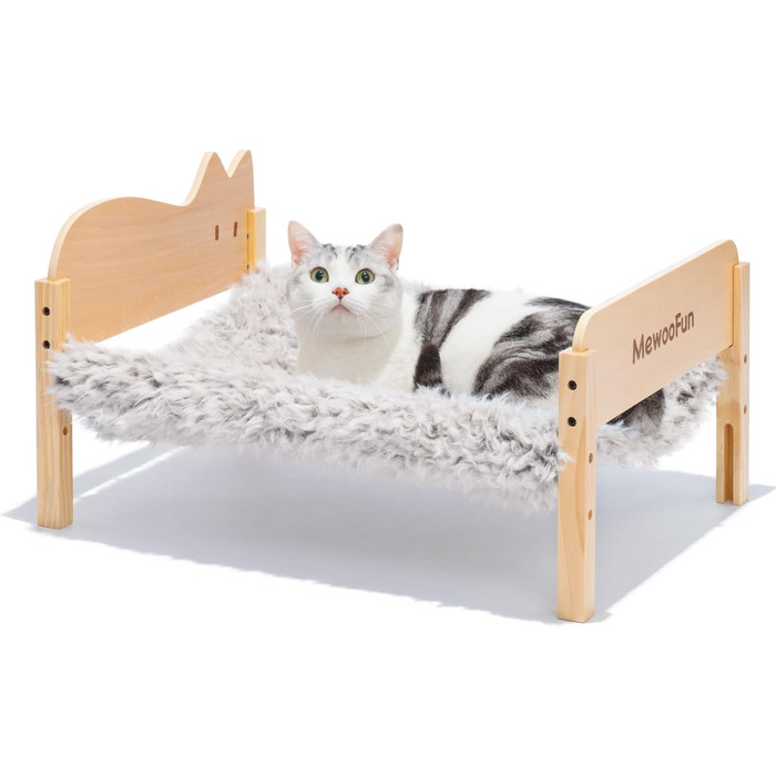 Підвісне ліжко-гамак MEWOOFUN для котів і маленьких собак, 55x40 см, підлогове, меблі для котів, подарунок для домашніх тварин