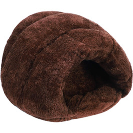 Кімната для собак та котів ITODA: м'яке ліжко-будиночок для собак, котів, цуценят. Тепле та затишне місце для відпочинку вдома. Колір: темно-коричневий