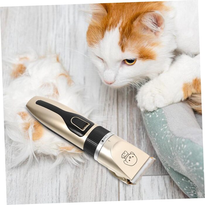 Електрична машинка для стрижки собак BESPORTBLE - титанове лезо, тиха робота, для догляду за тілом, вухами та обличчям