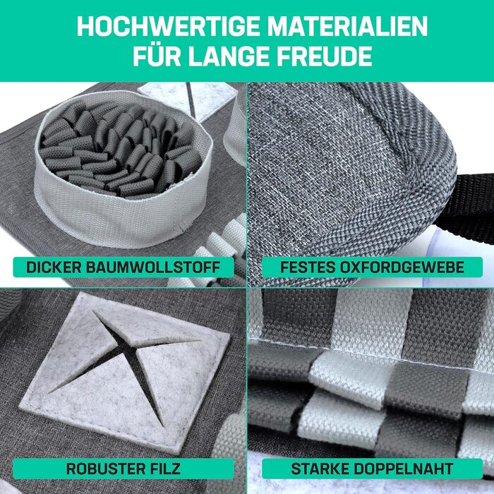 HeviiHome® килимок для собак - інтелектуальна іграшка, годівниця-слік, килимок для нюхання. Міцний, неслизький, миючий. Для всіх порід собак.