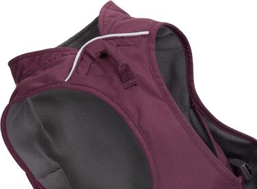 RUFFWEAR Overcoat Fuse: Куртка та шлейка для собак 2-в-1, з флісовою підкладкою, Purple Rain, X-Small