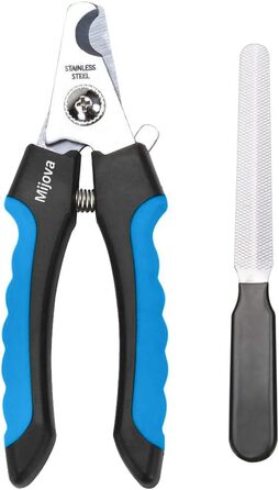 Професійний кусачки для собак та котів, безпечні кусачки для догляду за нігтями, блакитні