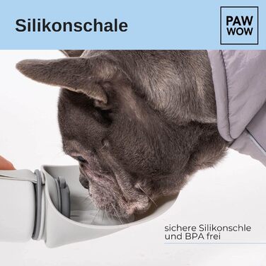 Пляшка для води PAW WOW Paula 500 мл для собак, поїлка для прогулянок
