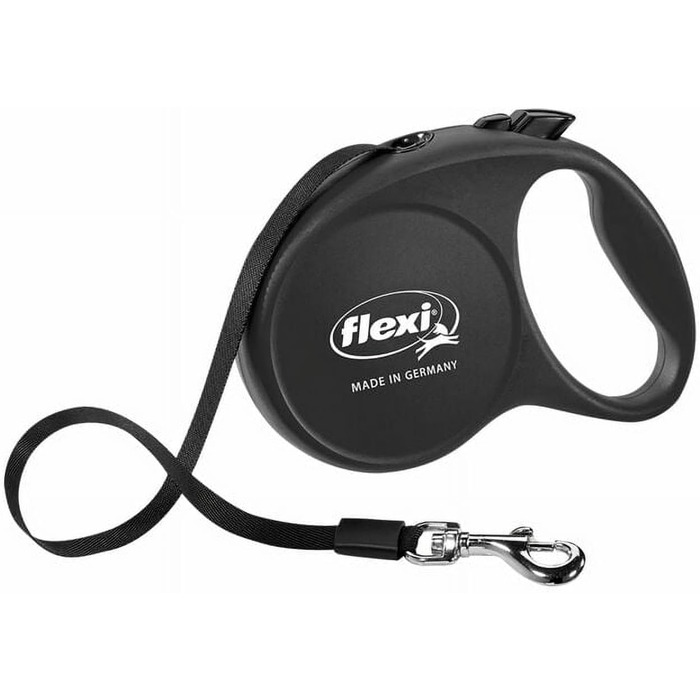 Рулетка для собак FLEXI Classic, 4,8 м, до 12 кг, ергономічна, синя