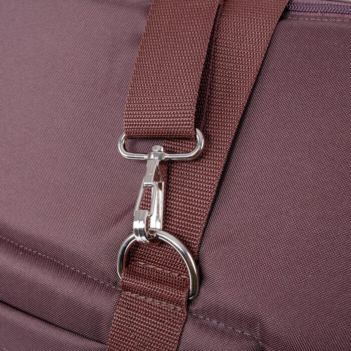 BOUTIQUE ZOO Сумка-переноска для собак XL (до 15 кг) – велика переноска для середніх собак та котів – м'яка, складна та пральна – 52×35×39 см – (Д 52 x Ш 35 x В 39 см, Коричневий Бежевий/Мінки)