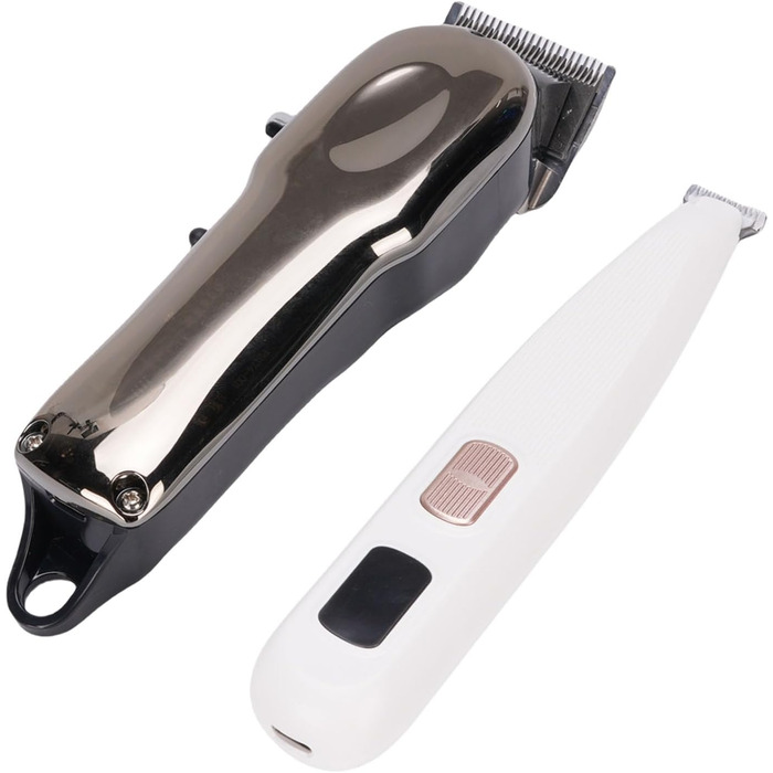 Набір для стрижки тварин Yinhing: бездротовий, тихий, з LED-дисплеєм, з нержавіючої сталі. Підходить для собак, котів, коней, корів, догляду за лапами, вухами та очима