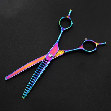 Професійна вигнута ножиці Чанкер для грумінгу собак та котів, 6,5 дюймів