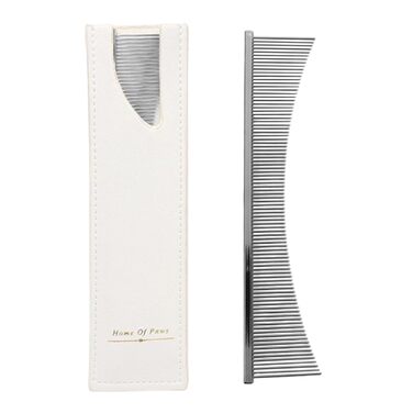 Гребінець для собак Flohkamm | Щітка для котів для догляду за шерстю | Аксесуари для миття собак для різних сезонів, довгошерстих порід, цуценят (срібний)