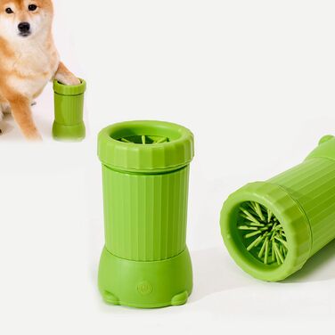 Портативний мийка для лап тварин VBESTLIFE, для собак та котів, зелений