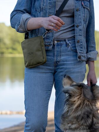TrendPet Сумка для ласощів для собак, 3 кольори (Оливковий)