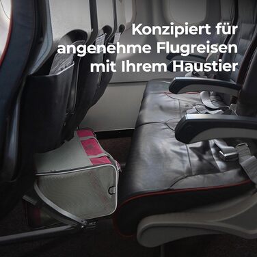 Сумка-переноска для собак та котів Equicani® 55x40x23 см, сіра | Легка, складна, з сіткою та зручним ременем