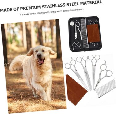 Ножиці для стрижки собак Sosoport: професійні ножиці для грумінгу з нержавіючої сталі