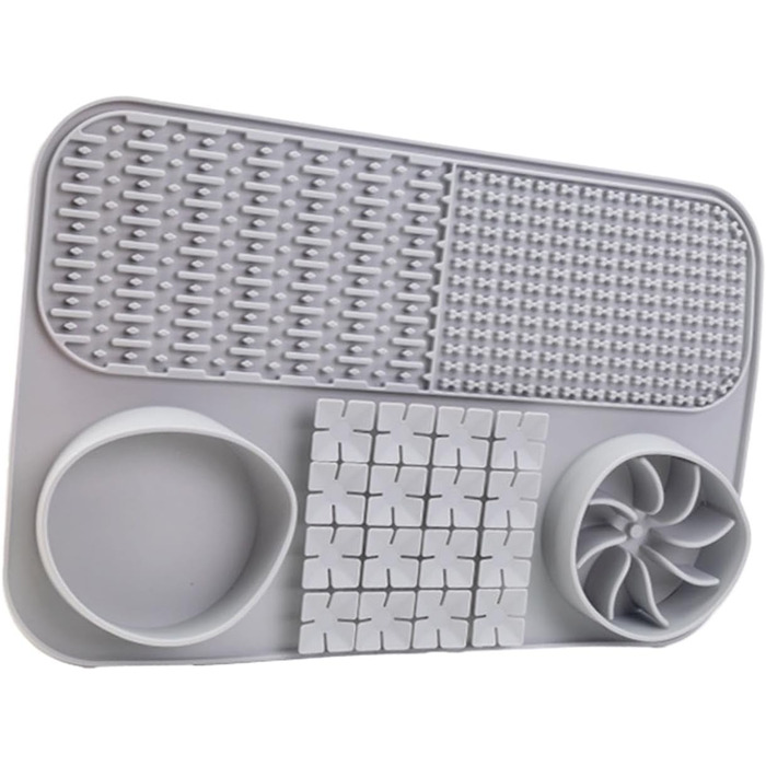 Лежак-іграшка для собак з повільним годуванням, інтерактивна кормушка-лежак, сірий | Лежак-пазл для собак, кормушка-лежак