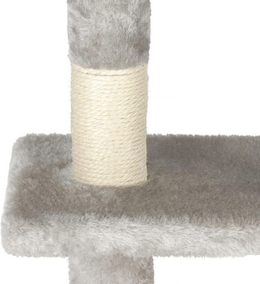 SPRINGOS Дряпка для котів, іграшка-мишка, лежанка, 108 см