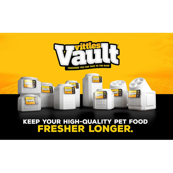 Gamma2 Vittles Vault - Підвищений годівниця для собак з місцем для зберігання корму