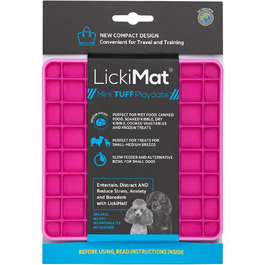 Килимок для собак LICKIMAT Mini Tuff Playdate: повільне годування, розвага та зменшення тривоги