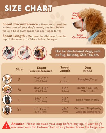 Майка-намордник для собак, м'який Air Mesh, для малих, середніх та великих собак, проти гавкоту та гризіння, дихаючий, можна пити, регульована стрічка, підходить для Німецької вівчарки, Хаскі