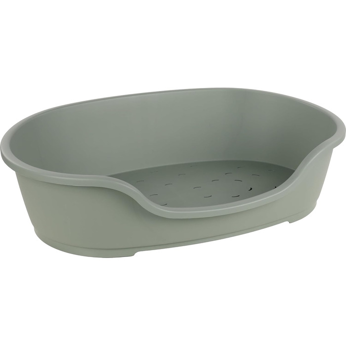 Крізь для собак Flamingo Tuck – Овальне, зелене, розмір M (70 × 47 × 22 см) | Практичне, стильне та легко миється!