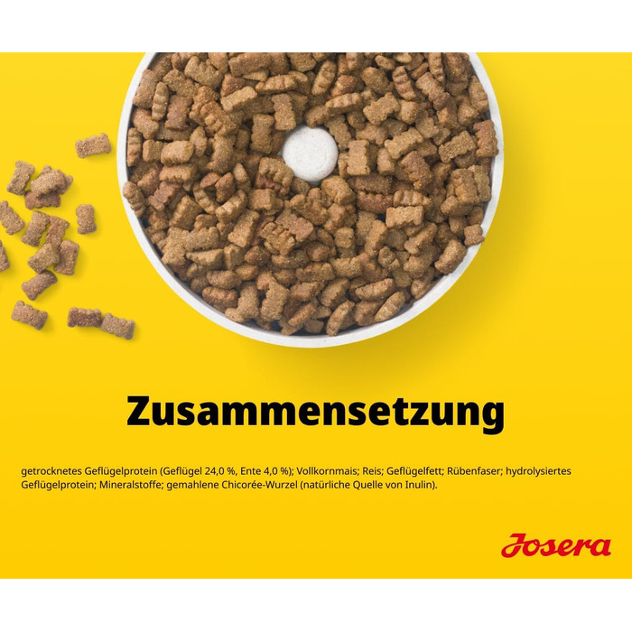 Сухий корм для дорослих собак Josera SensiPlus з качкою та рисом, гіпоалергенний, 12.5 кг